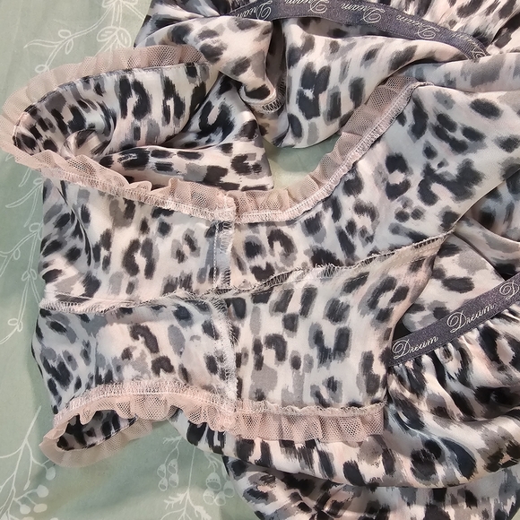 Victoria's Secret Pink and Black Pajama Intimates & Sleepwear Small - Picture 2 of 8